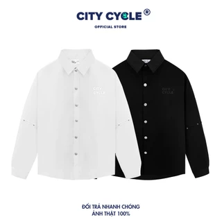 Áo Sơ Mi Local Brand Spacefarer City Cycle chất kaki oversize nam nữ form rộng