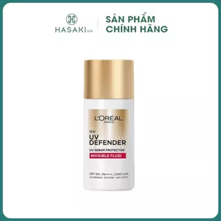 Kem Chống Nắng L'Oreal UV Defender Serum Protector SPF 50+/PA++++Mịn Nhẹ, Bảo Vệ Da,Chống Lão Hóa