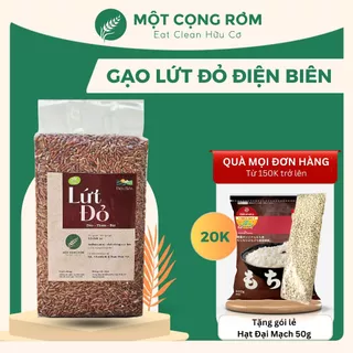 Gạo Lứt Điện Biên, Gạo Lứt Đỏ Dẻo Organic, Eatclean, Giảm Cân, Tốt Cho Người Tiểu Đường, Thực Dưỡng | Một Cọng Rơm