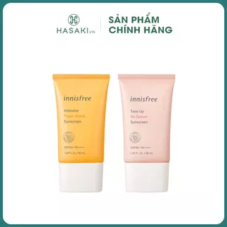 Kem chống nắng innisfree Hộp Vàng, Hồng 50ml Lâu Trôi, Làm Sáng Da