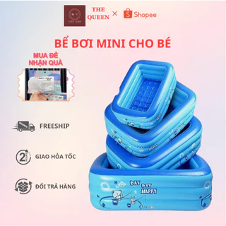 BỂ BƠI CHO BÉ 2M1, 1M8, 1M5, 1M3 3 TẦNG KÈM MIẾNG VÁ SALE OFF 50% FREESHIP TOÀN QUỐC