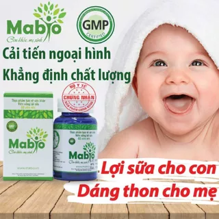 Viên uống lợi sữa Mabio, viên uống lợi Sữa Dành Cho Các Mẹ Sau Sinh Bị Mất Sữa Ít Sữa