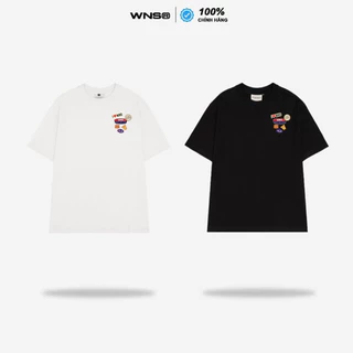 WNS Sticker Tee - Áo thun cotton unisex form oversize chính hãng Local Brand WNS