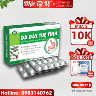 Dạ dày Tuệ Tĩnh, Hỗ trợ giảm viêm loét dạ dày, tá tràng, giảm đau thượng vị - Hộp 30 viên, Sản phẩm của Mộc Tỳ Vị