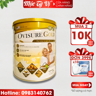 Sữa Hạt Xương Khớp OVISURE GOLD - Giúp Ngăn Ngừa Loãng Xương và Tăng Cường Miễn Dịch (Lon 650G)