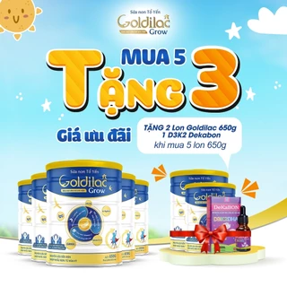 MUA 5 TẶNG 3 HỘP 650G. Sữa Tăng Cân Cho bé từ 6 tháng đến 10 tuổi, cải thiện tiêu hóa, tăng cường đề kháng