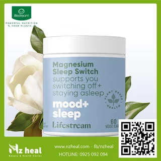 [Hỏa tốc] Viên uống ngủ ngon Lifestream Magnesium Sleep Switch (60 viên)