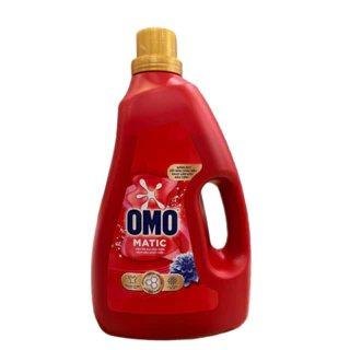 Chai Nước giặt Omo Matic cửa trên xoáy bay vết bẩn công nghệ màn chắn xanh mới  2.7 kg