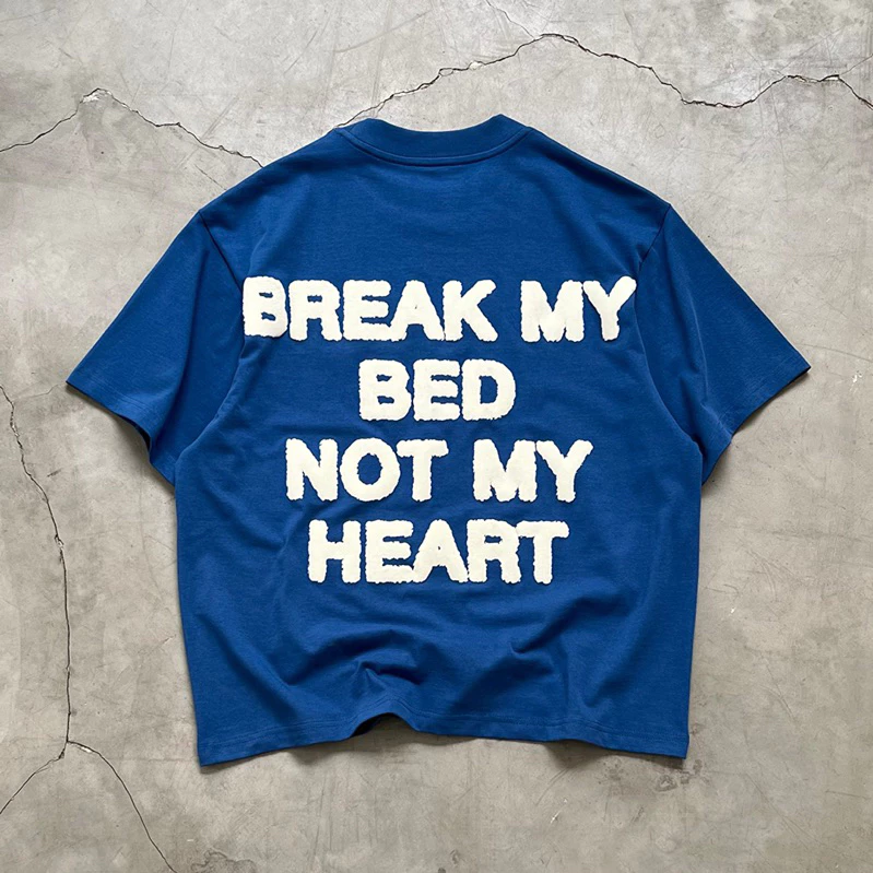 ( Chính Hãng ) Áo Thun Tay Ngắn Love Me Boxy Tee Royal Blue