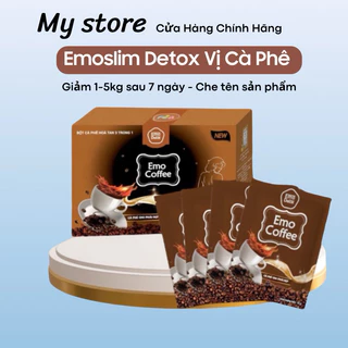 Cafe giảm cân - Emo coffee giảm mỡ bụng EMOSLIM [Freeship+Quà] / Giảm nhanh 2-4kg chỉ sau 7 ngày/ Tặng chai pha 100ml