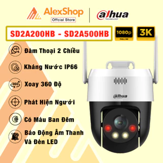 [NEW] Camera Wifi Ngoài Trời Dahua SD2A500HB (5M) Xoay 360, Màu Ban Đêm, Đàm Thoại 2 Chiều