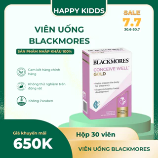 Viên uống Blackmore bổ trứng, tăng khả năng thụ thai - Blackmores Conceive Well Gold