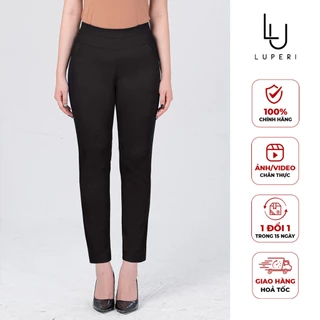 Quần Legging Nữ Cạp Cao Nâng Mông LUPERI LP532 Gen Bụng Co Giãn 4 Chiều, Không Xù Lông, Cắn Chỉ