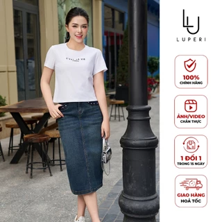 Áo Thun Nữ Tay Ngắn Dáng Croptop Chất Liệu Cotton LUPERI LFAP8103 Trẻ Trung Co Giãn, Kháng Khuẩn, Thoáng Mát Cho Nữ