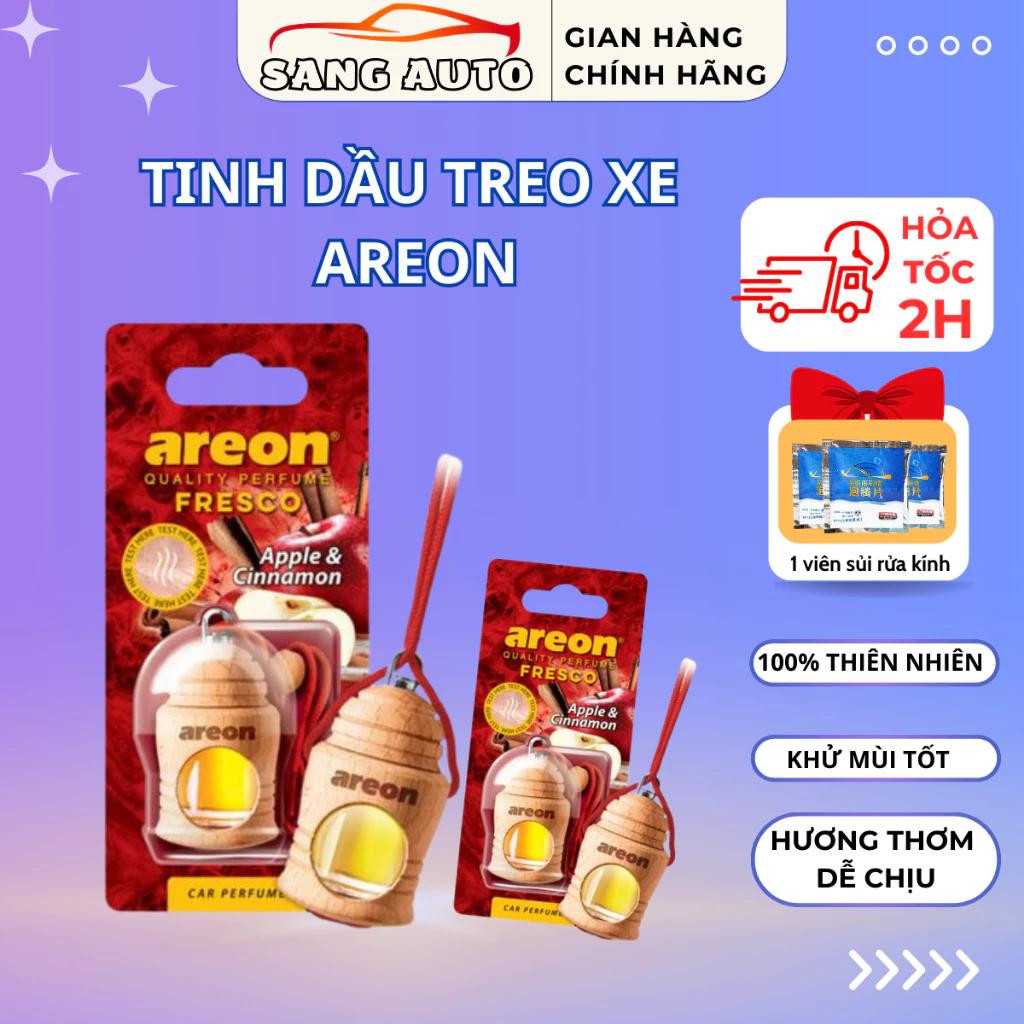 Tinh Dầu Areon - Tinh Dầu Treo Xe Ô Tô Areon Chính Hãng, Có Nhiều Mùi Hương