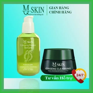 Combo Tái Tạo Da Nhân Sâm Vip Không Sưng Mq SKin và Bột Rửa Mặt Mq Skin Chính Hãng giúp tái tạo da