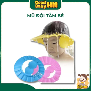 Mũ chắn nước gội đầu cho bé siêu tiện lợi