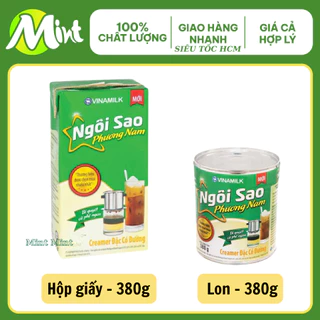 Sữa đặc ngôi sao Phương nam/ Ông thọ Lon 380g (Lon 380g, Hộp giấy 380g). Shop Mint Mint. Creamer Đặc Có Đường.