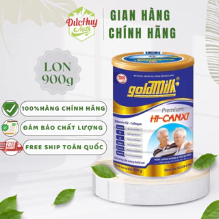 Sữa bột Goldmilk Hi-Canxi 900g(Ngừa tiểu đường và loãng xương)