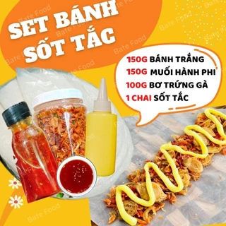 Bánh Tráng Phơi Sương Múôi Tép Hành Phi Sốt Tắc