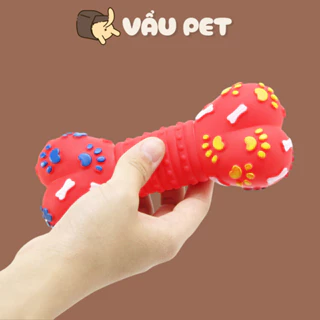 Xương gặm cho chó bằng cao su - Xương đồ chơi cho chó Vẩu Pet Shop