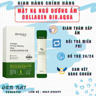 1 Hộp ( 20 Chiếc ) Mặt Nạ Ngủ Dưỡng Ẩm Collagen BIOAQUA 4ml/Chiếc