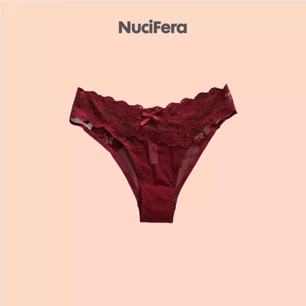 Quần lót ren nữ cao cấp thiết kế dáng V Sexy eo hông khoét sâu gợi cảm NuciFera