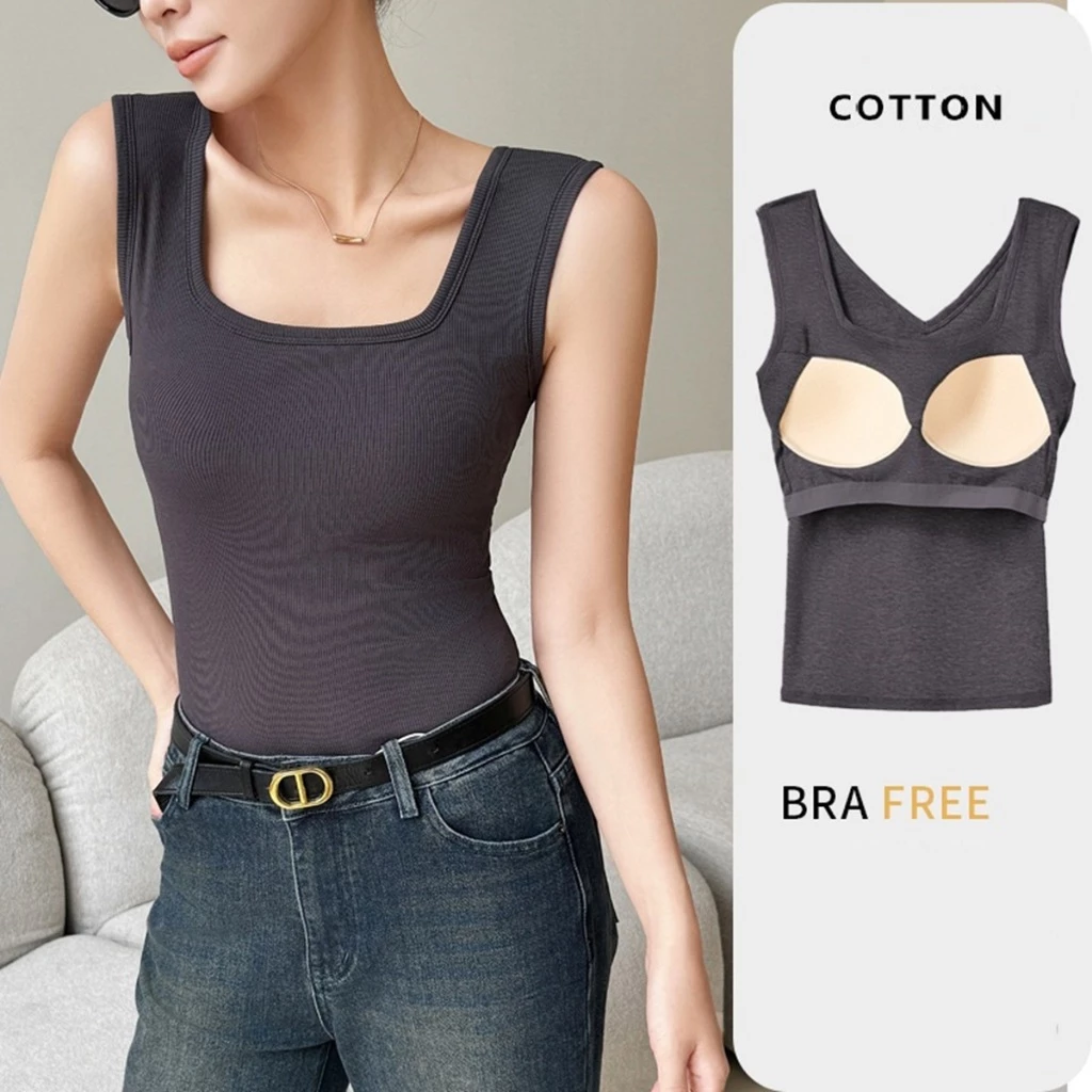 LAS010 Áo hai dây, áo tank top, áo croptop, chất liệu cotton, phong cách trẻ trung khỏe mạnh.