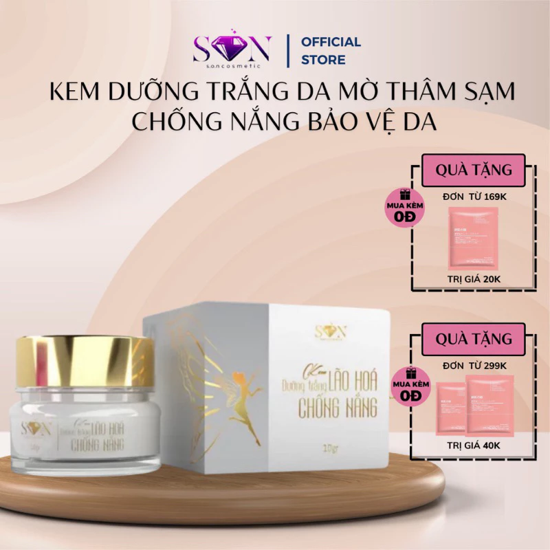 Rẻ Nhất - Kem face trắng da chống nắng Nguyễn Tiên mới