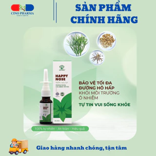 Xịt mũi Matara Happy Nose : Phòng ngừa các bệnh về mũi, bảo vệ niêm mạc mũi (H20ml)