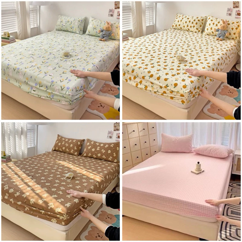 Set ga gối Cotton Tici đũi phong cách trẻ trung hiện đại phù hợp với mọi phong cách và lứa tuổi
