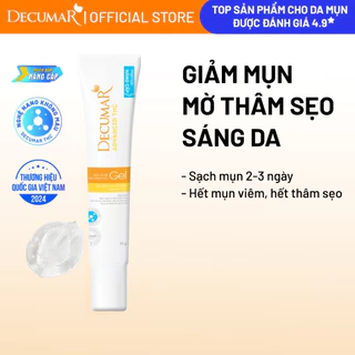 Gel chấm mụn, mờ thâm sẹo Decumar Nghệ Nano THC 20gr chính hãng - Giảm mụn sưng viêm nhanh sau 3 ngày - THC03