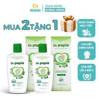 Nước tắm gội thảo dược DR.Papie cho bé từ 0-3 tuổi 230ml