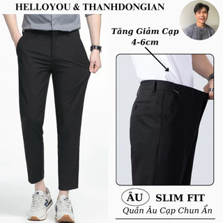 [Helloyou x Thành Đơn Giản] Quần âu chun ẩn nam co giãn,thanh lịch. Menswear Nhung