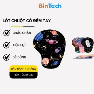 Lót chuột có đệm tay anime chống mỏi cổ tay, pad chuột mềm mại đàn hồi nhiều hình nghộ nghĩnh - Bintech 27