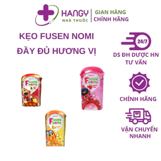 Kẹo Lotte Fusen Nomi Cola hương chanh, cam, dâu