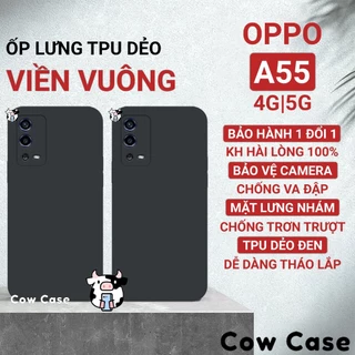 Ốp lưng Oppo A55 4G / A55 5G cạnh vuông Cowcase | Vỏ điện thoại Oppo bảo vệ camera toàn diện TRON