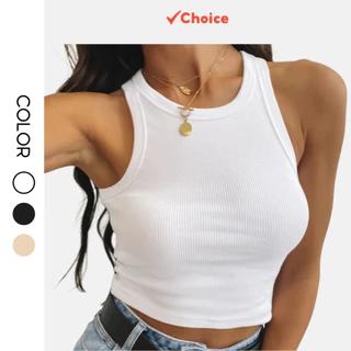 Áo ba lỗ nữ croptop thun tăm lạnh HN01