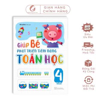 Sách: Giúp Bé Phát Triển Tiềm Năng Toán Học 4 Tuổi