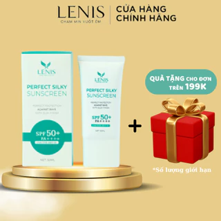 Kem Chống Nắng Phổ Rộng Perfect Silky Sunscreen Lenis Dành Cho Da Dầu, Mụn, Nám, Bảo Vệ Toàn Diện Và Tăng Sắc Tố Da