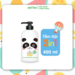 Tắm Gội 2 in 1 Trẻ Em AUFINE Bé Q Panda 400ml