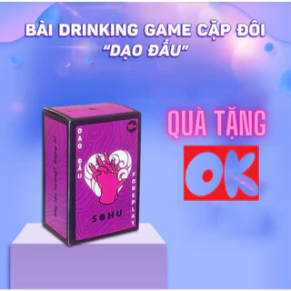 [Che tên] Bộ bài drinking game Dạo Đầu datenightideas cho cặp đôi hẹn hò 54 lá