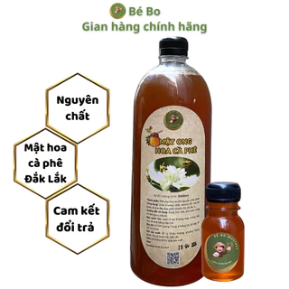 Mật ong hoa cà phê BÉ BO mật ong thiên nhiên nguyên chất 1000ml + [Tặng Mật ong 100ml]