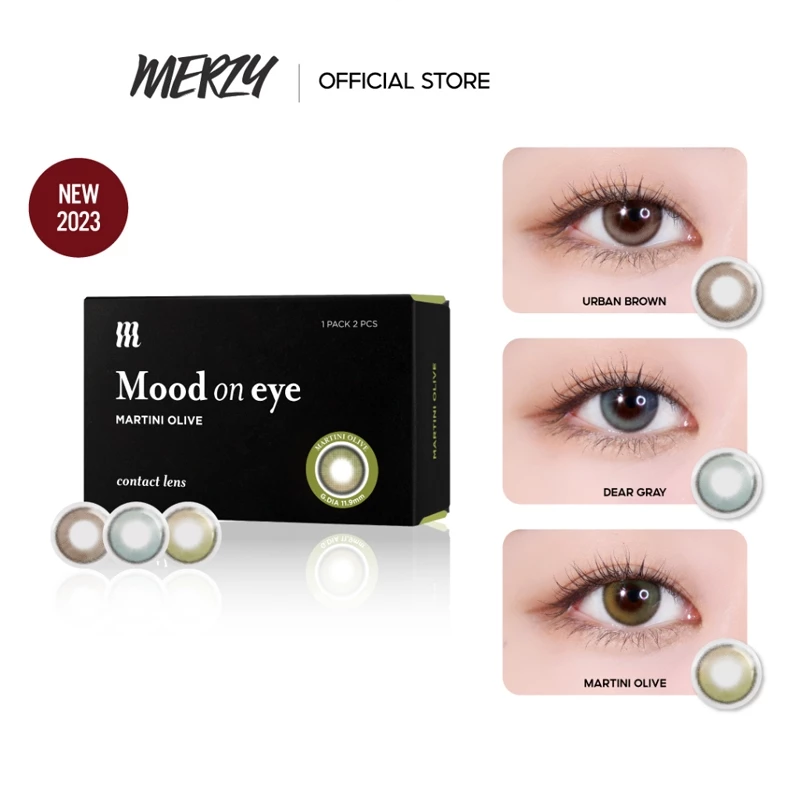 [FLASH DEAL 49K] Kính Áp Tròng Merzy Mood On Eye Contact Lens (Date 07/2027)