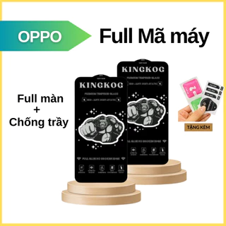 Kính cường lực Oppo A54 A57 A5s A55 F9 A53 F11 A95 A16K A17K A93 A74 A77s A96 A98 Reno 2f 4 5 6 6z7 7z 8 8z 8T