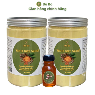 Tinh Bột Nghệ Nguyên Chất Bé Bo [500G - 1KG] + [Tặng Mật ong 100g]