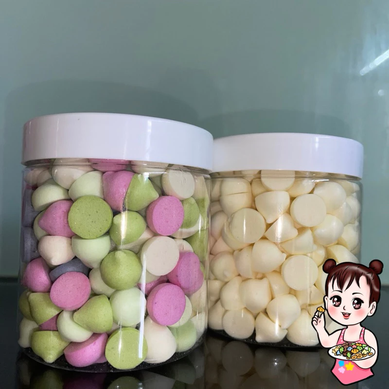 Bánh ăn dặm nhà Gạo handmade : Combo 2hũ nhỏ 600ml bánh mix vị, sữa chua