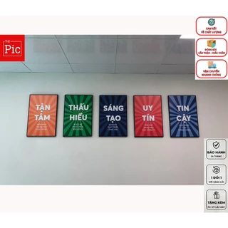 Tranh Canvas tạo động lực, tranh canvas slogan, tranh cổ động treo văn phòng, bàn làm việc