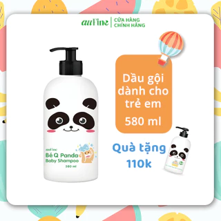 [Mua 1 tặng 1] Dầu gội trẻ em AUFINE Bé Q Panda 580ml tặng kèm Tắm gội 2 in 1 trẻ em AUFINE Bé Q Panda 400ml