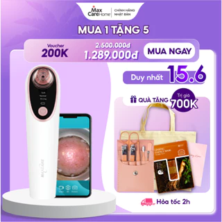 Máy hút mụn đầu đen tích hợp CAME SOI DA Maxcare Max bản cao cấp, Kết nối App Zoom X20, Lực hút mạnh